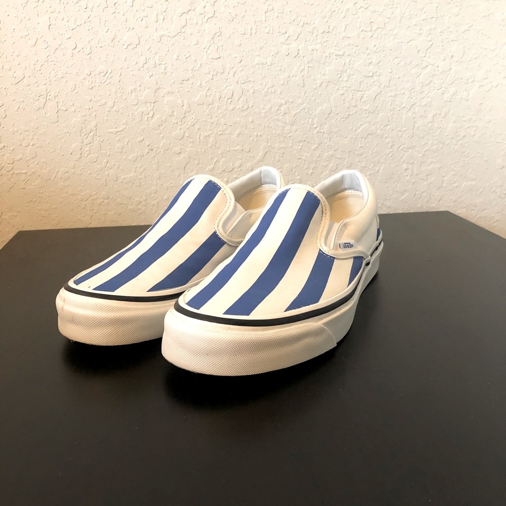 Vans Striped Anaheim Slip Ons